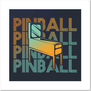 Pinball Machine Posters and Art